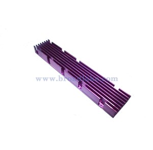 Custom extrusion heatsink with special anodized